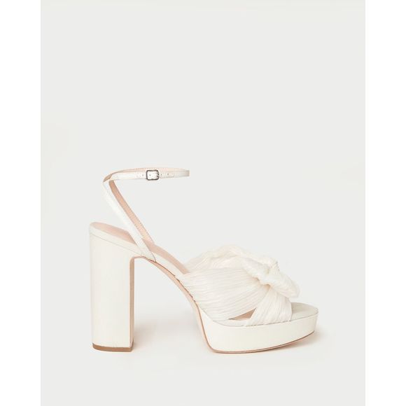 Loeffler Randal Natalia Pearl Platform Bow Heel - Picture 2 of 15